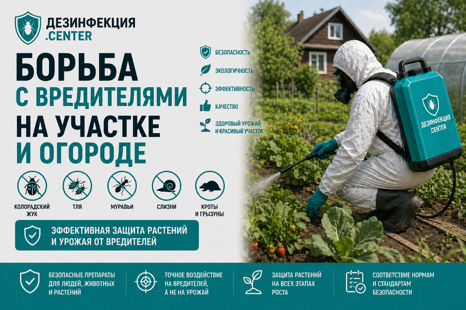 Обработка дачного участка